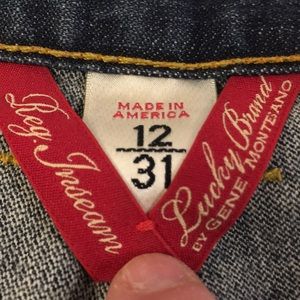 Lucky Brand jeans. 12/31 Regular Inseam. Buttonfly